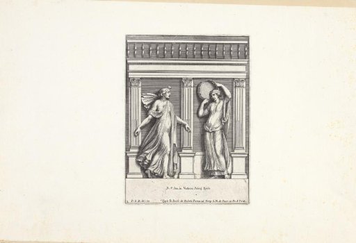 Two Figures with a Tambourine