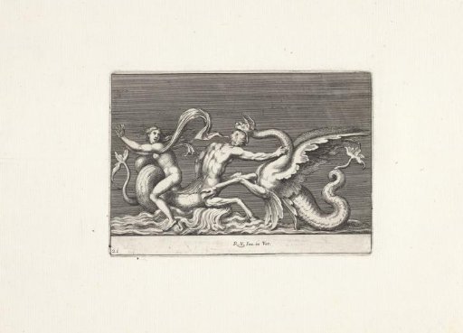 Triton Fighting a Sea Monster