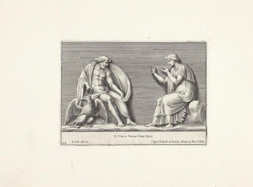Jupiter and a Female Figure