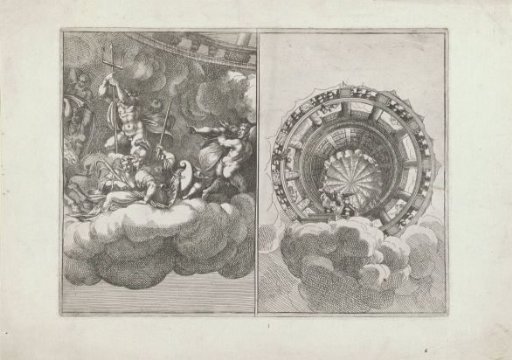 Mythological Figures among Clouds