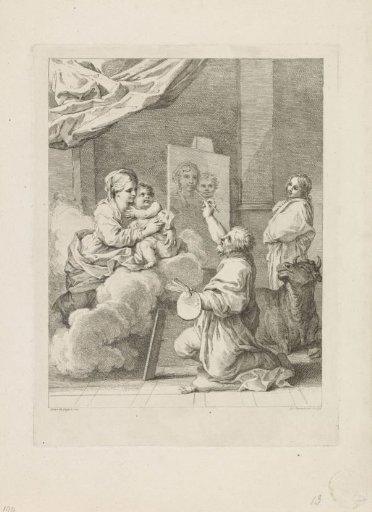 Saint Luke Painting Mary with Child
