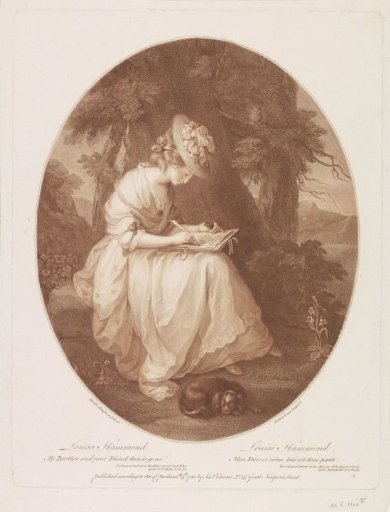 Louisa Hammond Seated Under a Tree