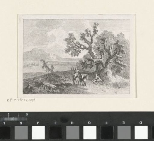 Landscape with Figures and Pack Animals