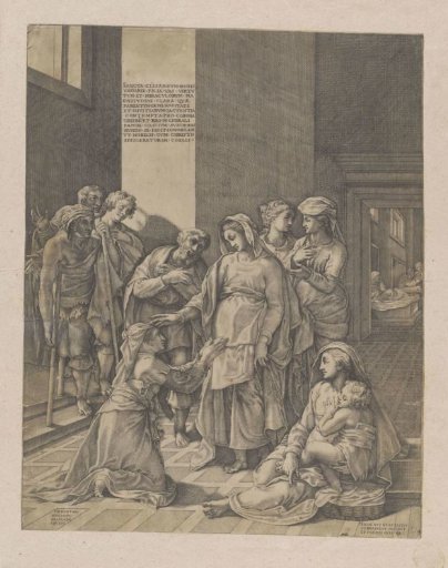 Saint Elizabeth of Hungary Visiting the Sick