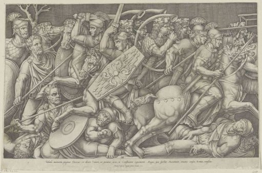 Roman Soldiers Fighting the Dacians