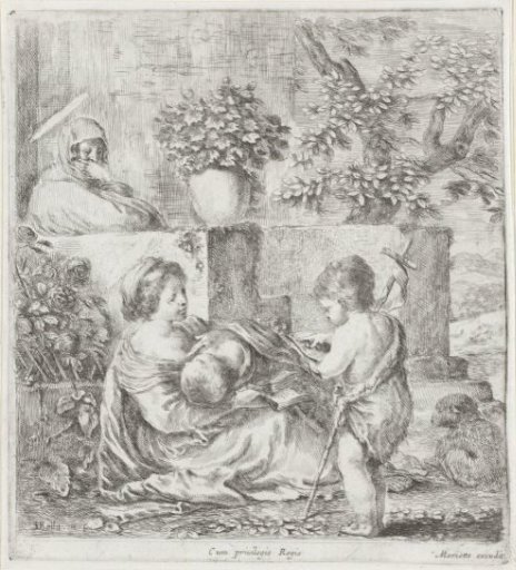 Mary with Child, the young John the Baptist and the holy Elizabeth