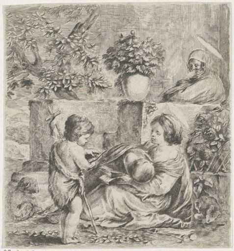Mary with Child, the young John the Baptist and the holy Elizabeth