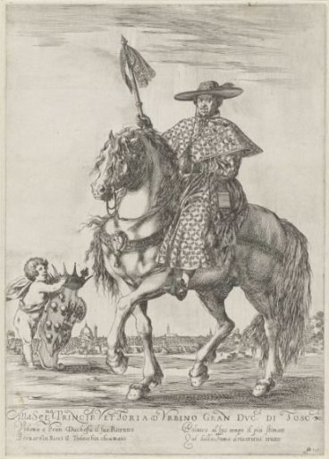 Portrait of Bernardino Ricci on Horseback