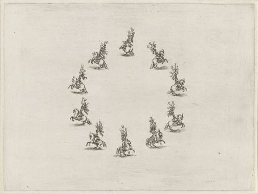 Ten Horsemen in a Circle