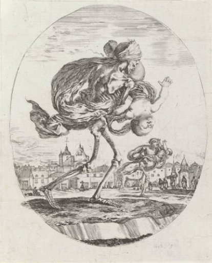 Death carries a child