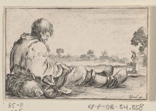 Man sitting on the ground