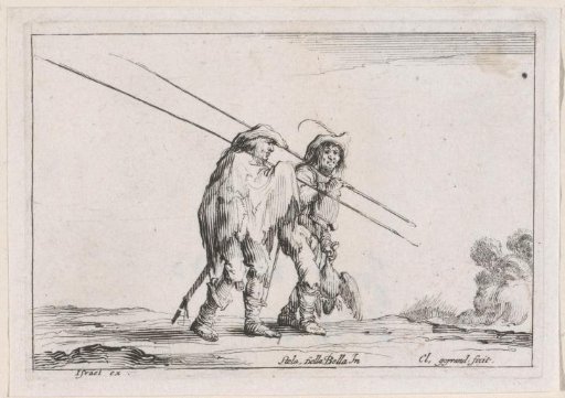 Two lance-bearers