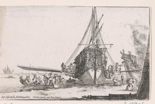 Boarding of a galley