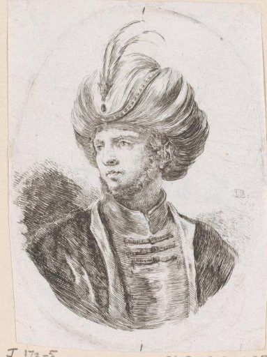 Turkish man with turban and beard
