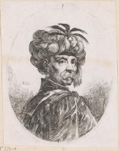 Turkish man with large moustache and turban