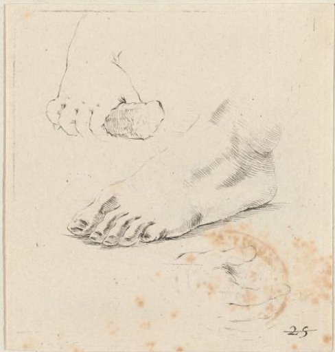 Two hands and a foot