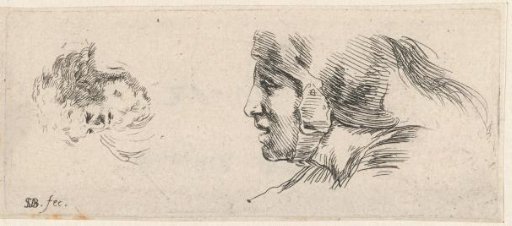 *Hoofd van een soldaat en hoofd van een oude man* -> Head of a soldier and head of an old man