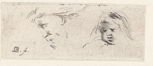 *Gezicht van een oude man en en het hoofd van een kind* -> Face of an old man and the head of a child (Note: "en en" is a typo in input, translate as "and")