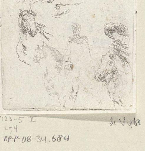 Three men on horseback
