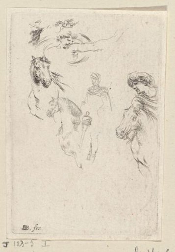 Three men on horseback