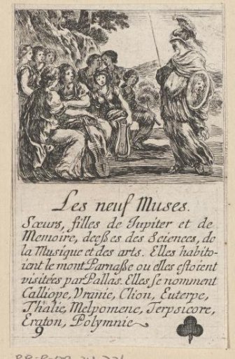 Minerva and the Nine Muses