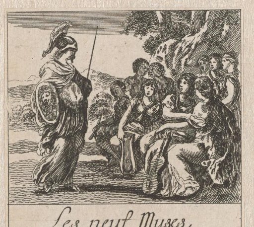 Minerva and the Nine Muses