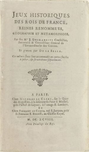 Rules of Play for the Card Game 'Jeux Historiques des rois de France'