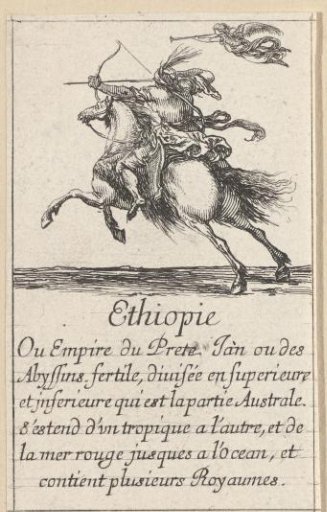 Woman on horseback from Ethiopia