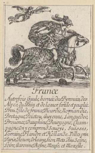 Woman from France on horseback