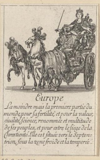 Woman in a carriage, Europe