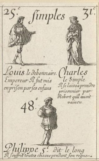 Louis the Pious, Charles III and Philip V