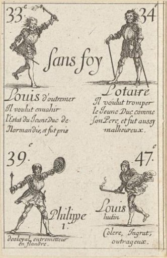 Louis IV, Lothair, Philip I and Louis X