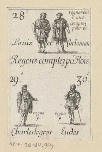 Louis III, Carloman II, Charles III and Odo I