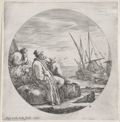 Two Turkish merchants on the quay