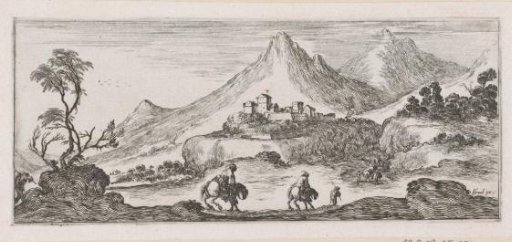 Landscape with fortress