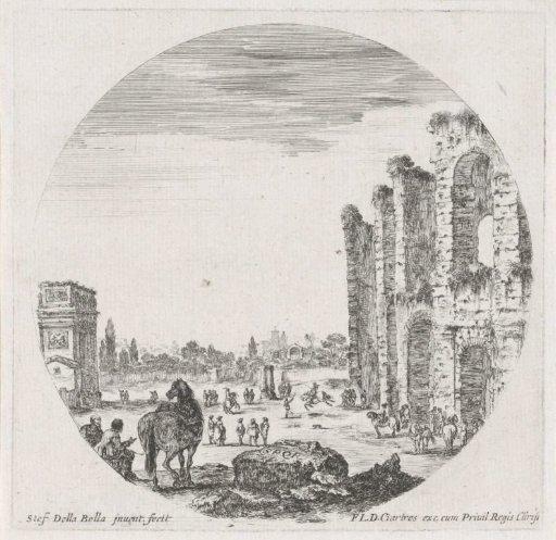 Landscape with the Colosseum and the Arch of Constantine