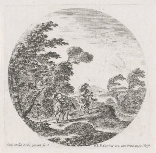Two Riders Going Against the Wind