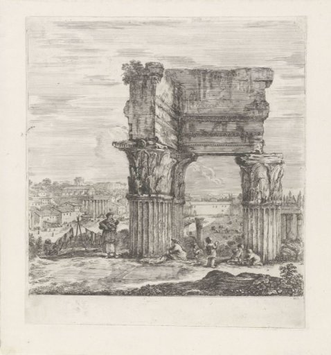 Temple of Vespasian and Titus on the Roman Forum
