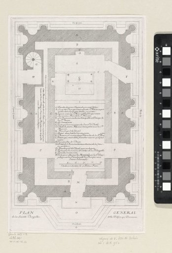 Plan of the Basilica della Santa Casa in Loreto