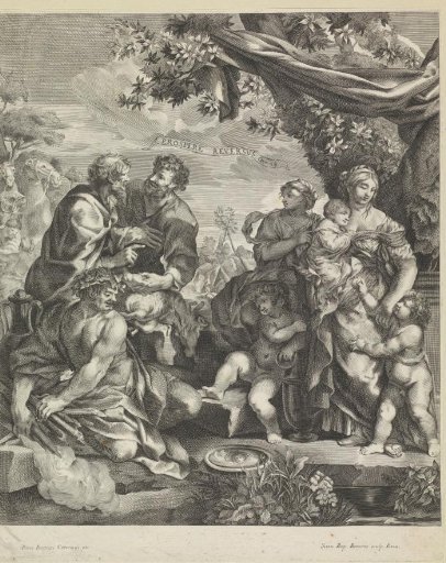 Isaac blesses Jacob before his departure to Laban