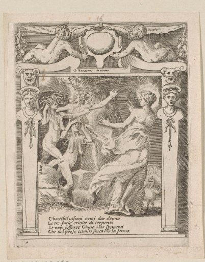 Juno startled by the Furies