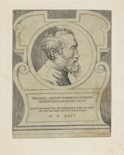 Portrait of the artist Michelangelo
