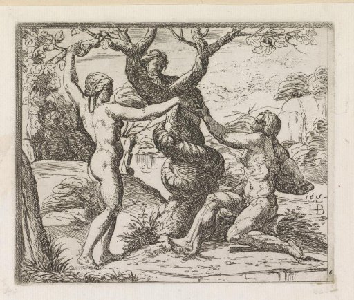 Adam and Eve Eat the Forbidden Fruit