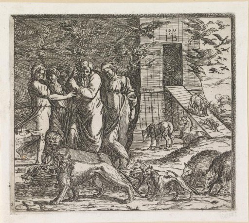 Noah Leaves the Ark after the Deluge