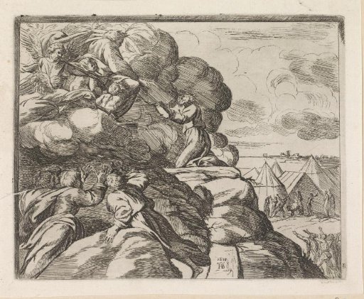 Moses receives the tablets of the law