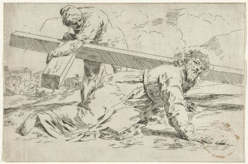 Christ Fainting Under the Weight of the Cross