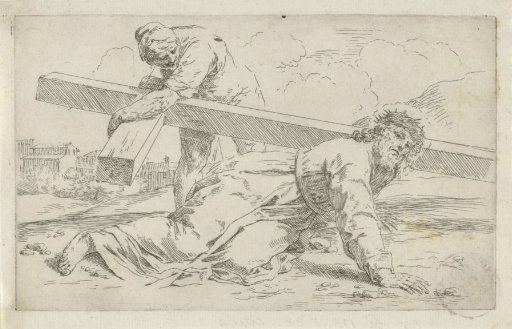 Christ Fainting Under the Weight of the Cross