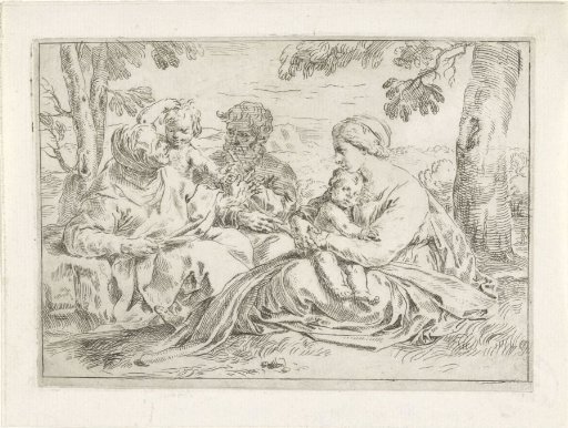 Holy Family with Elizabeth and the Young John the Baptist