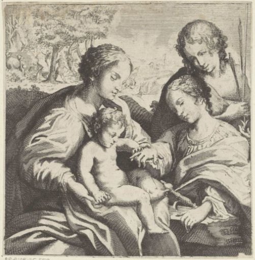 The Mystic Marriage of Saint Catherine