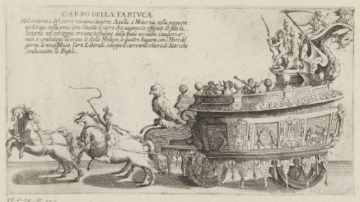 Triumphal car of the Sienese district Tartuca